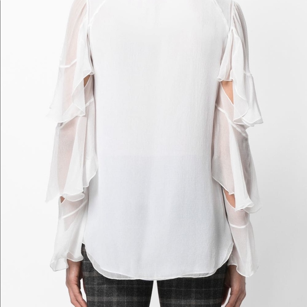 Chloe Frill sleeves blouse - Picture 4 of 10